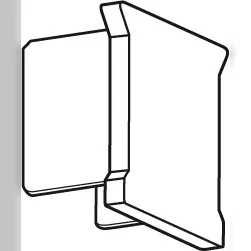 100 EMBOUTS COURTS CS PLASTIQUE BLANC B35287 — 2