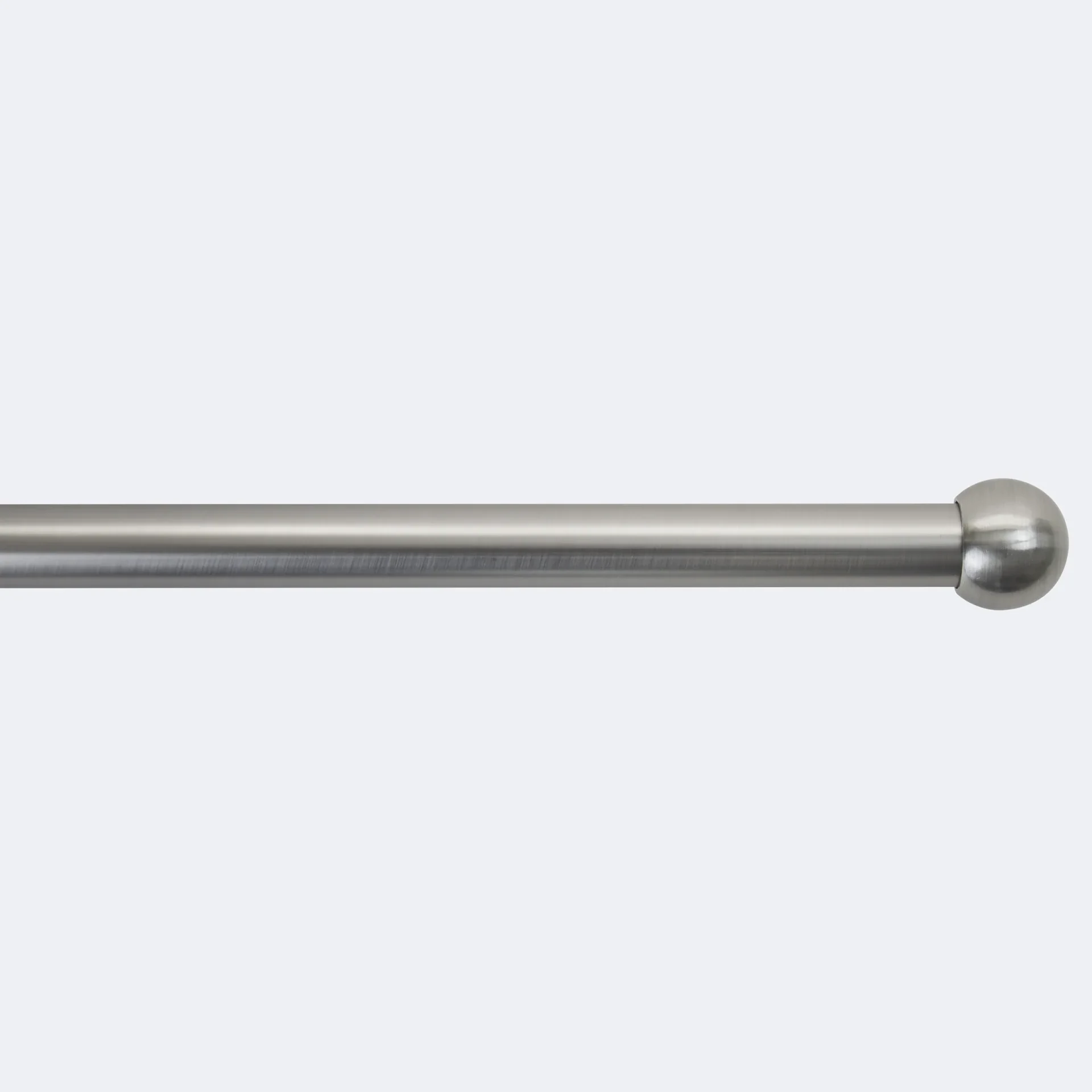 2 embouts boules Tendance Ø20, Nickel Mat — 3