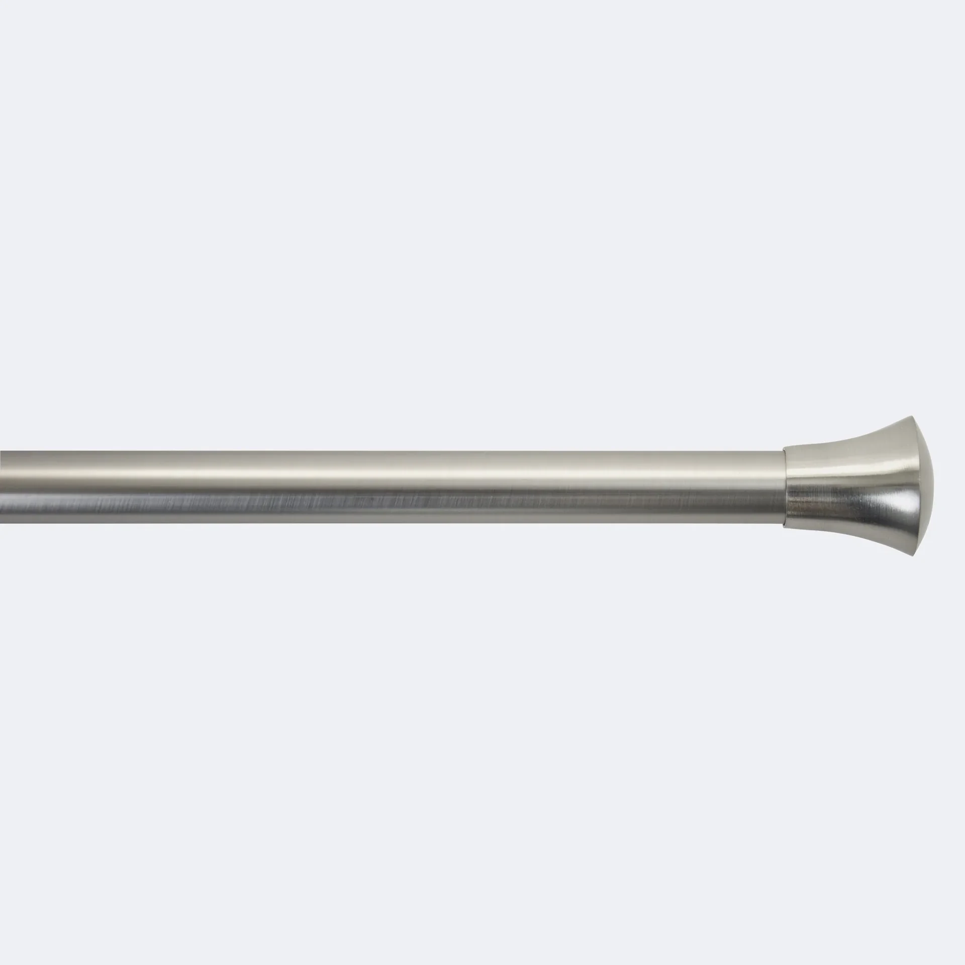 2 embouts pommeau lisse Tendance Ø20, Nickel Mat — 2