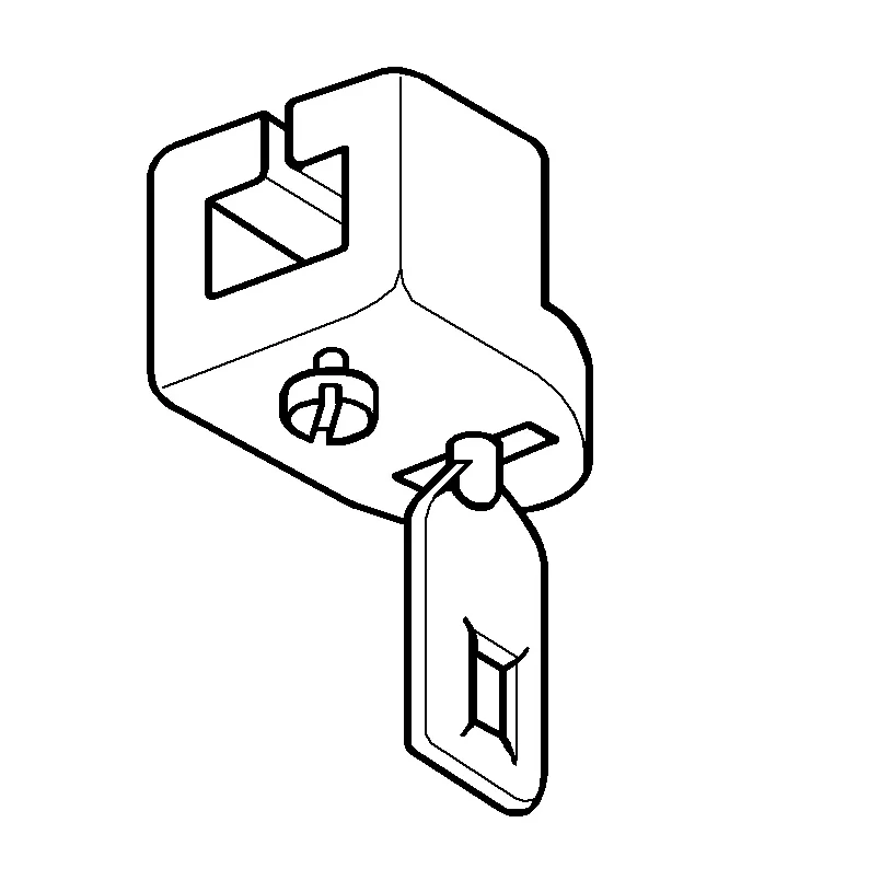 Fixe réglable Rail 330 Blanc, Unités — 3