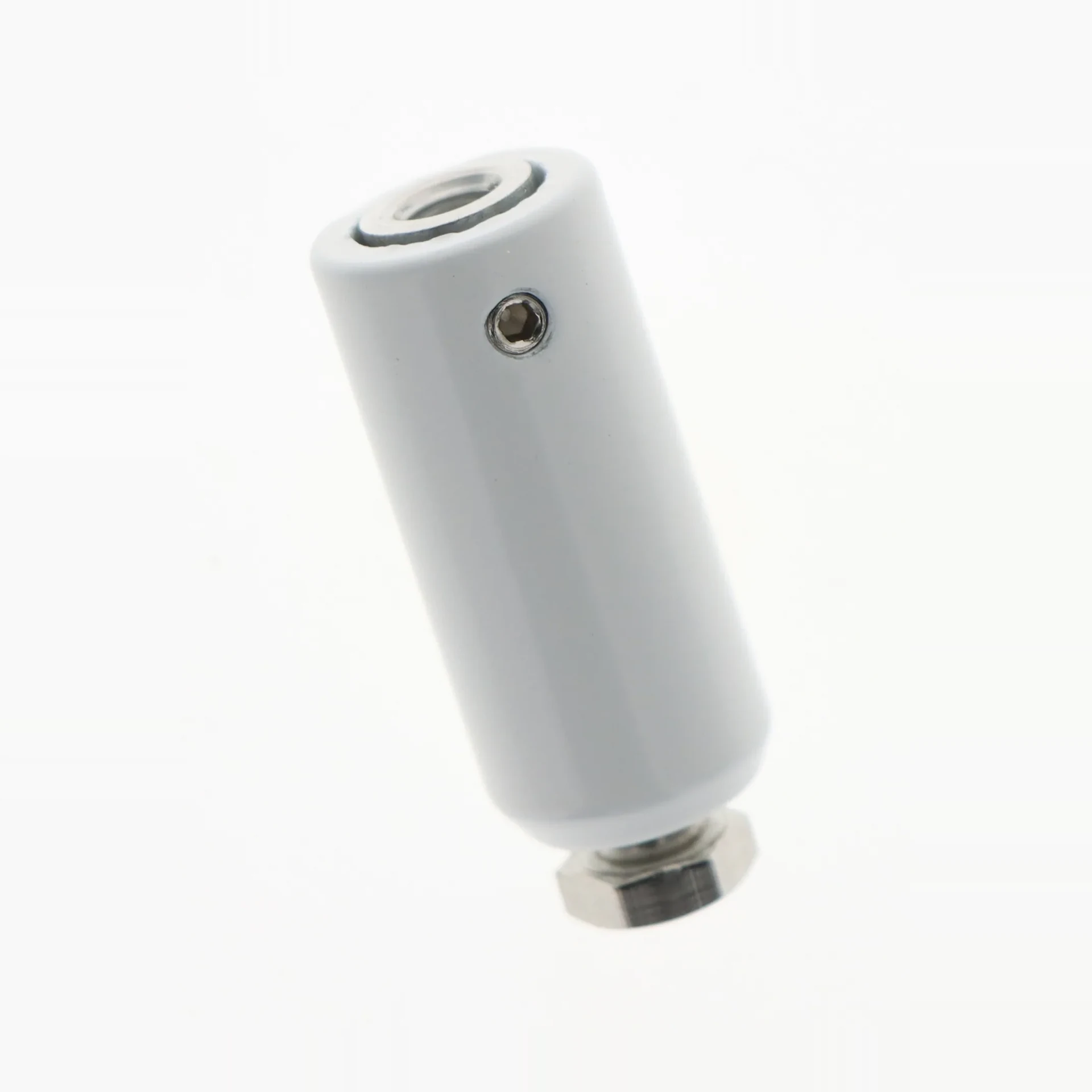 Support plafond tube rail R=3cm Blanc — 2
