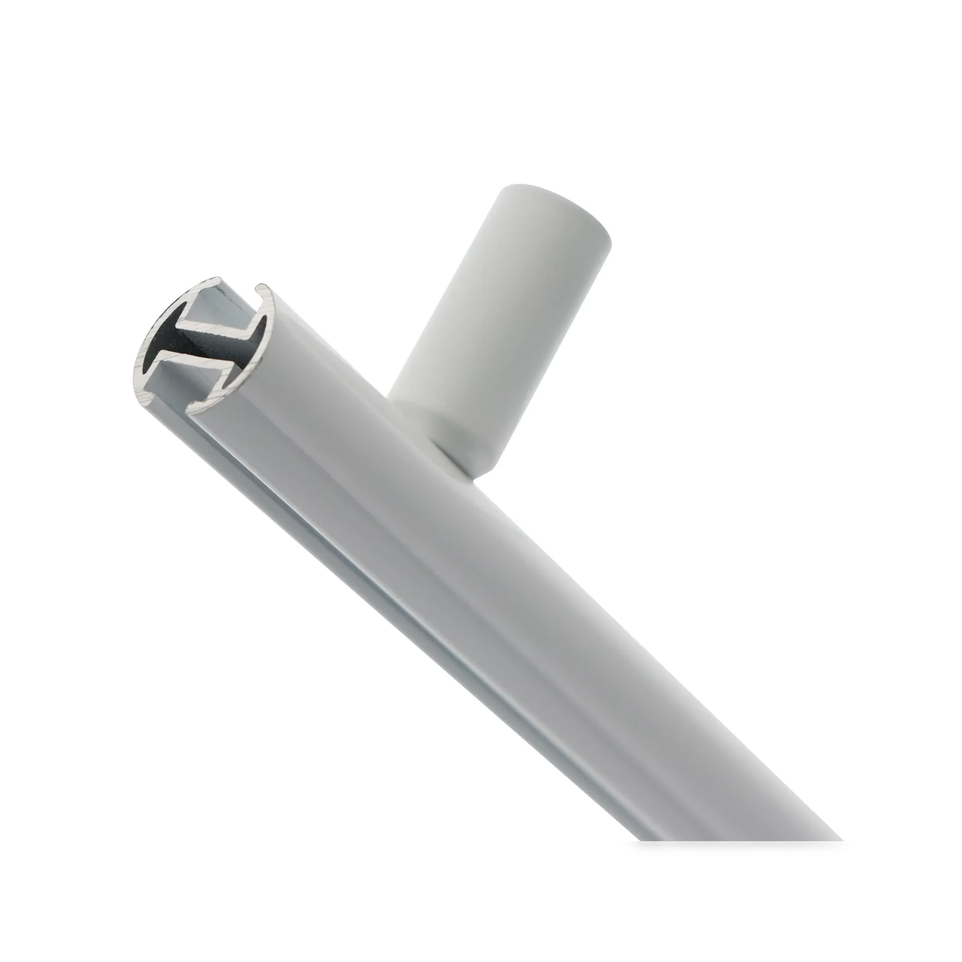 Support plafond tube rail R=3cm Blanc — 5