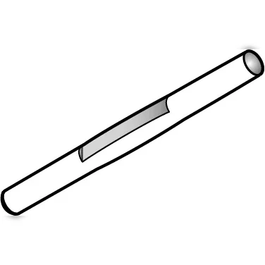 BROCHE POUR RAIL 330 ANODISE BROCHE EN ACIER INOX B32322 — 2