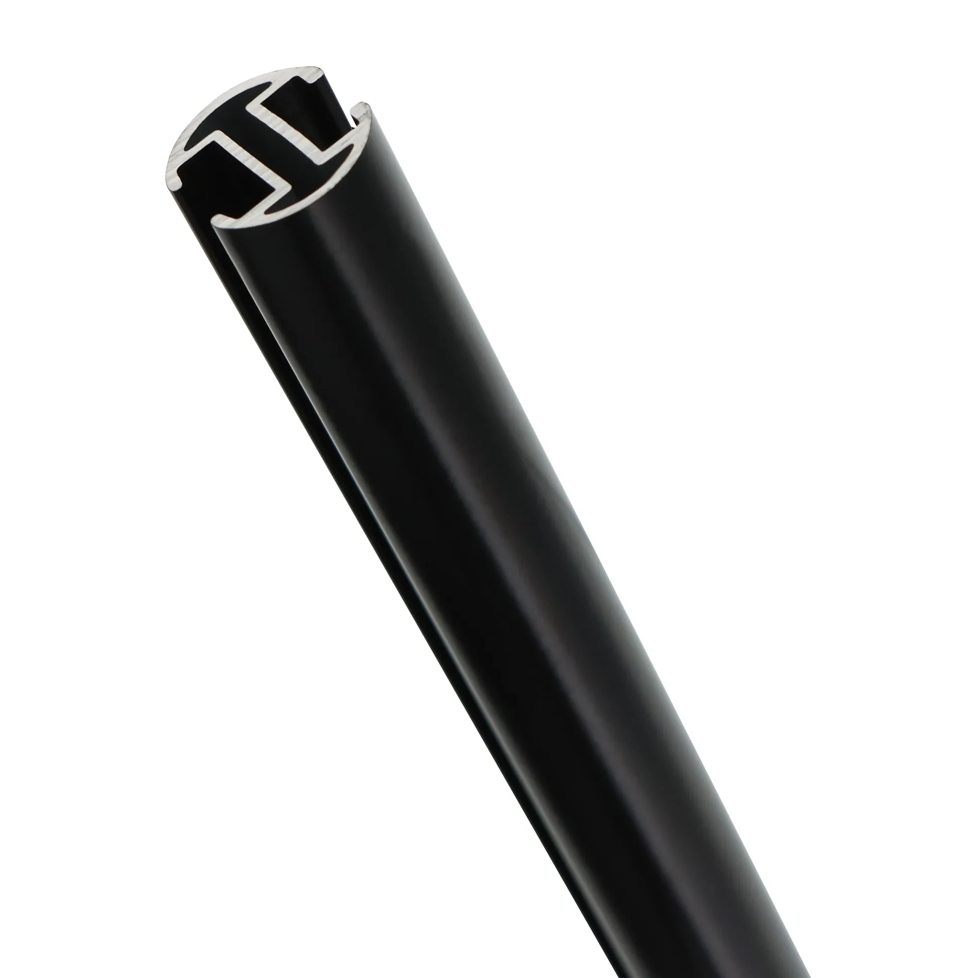 TUBE RAIL 20mm 6m00 NOIR MAT B36043 — 2