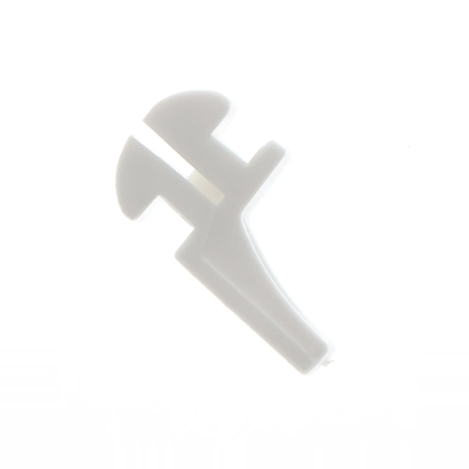 BARRETTE 10 GLISSEURS DSKS ASYMETRIQUES BLANC B31073 — 3