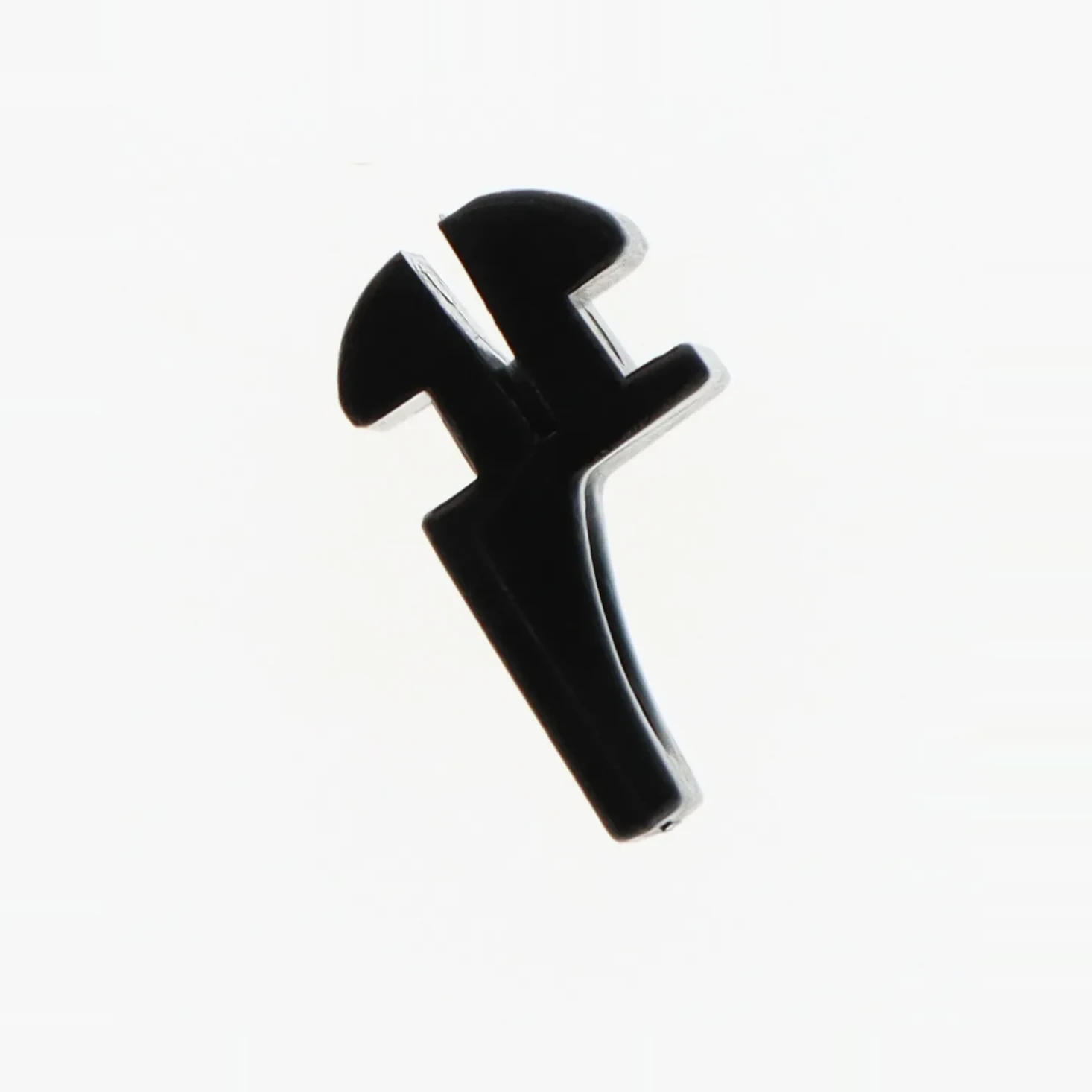 BARRETTE 10 GLISSEURS ASYMETRIQUES NOIR B33811 — 3