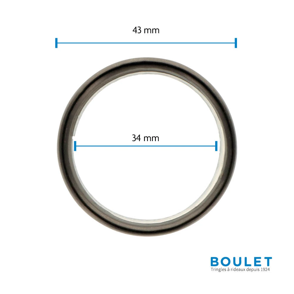 C10.ANX PLATS+INSERT 34x43mm CARBONE