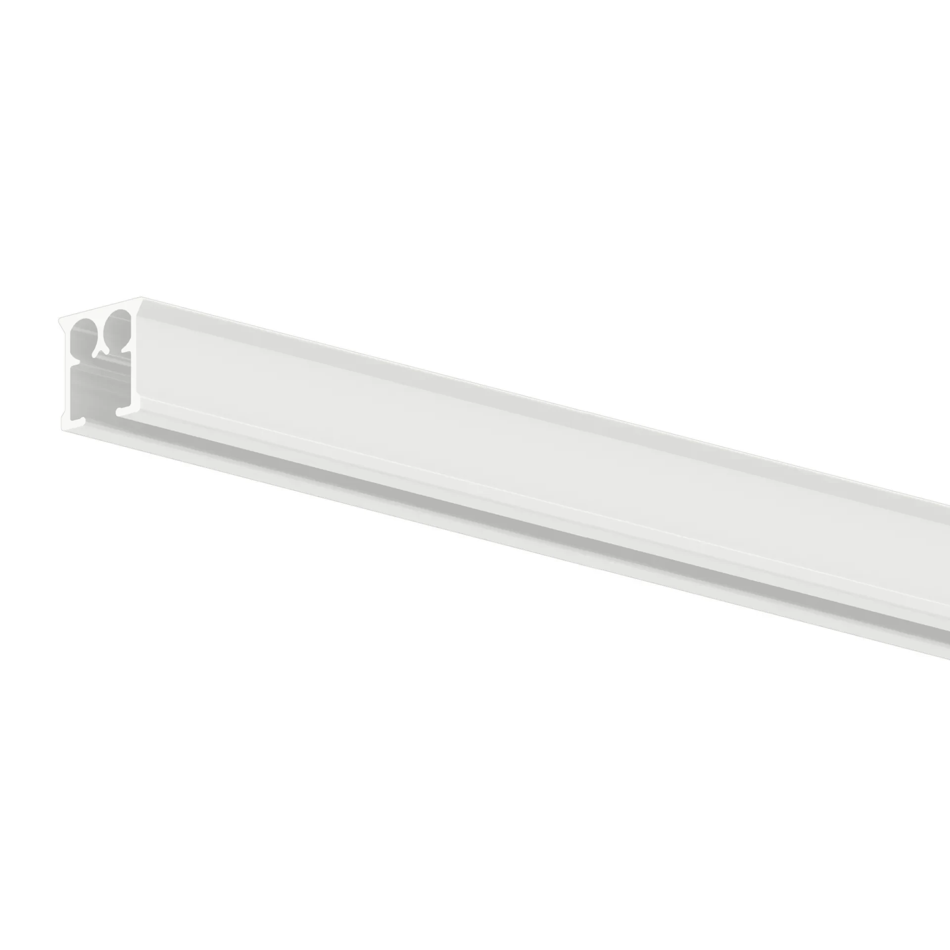 [B33874] RAIL CS 20x20mm LONG 6m10 ALU BLANC
