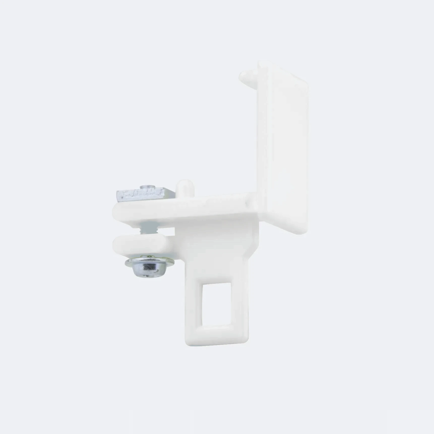 [B37683] Fixe embout en polyamide (rail 100) (Blanc, Paquet de 100)