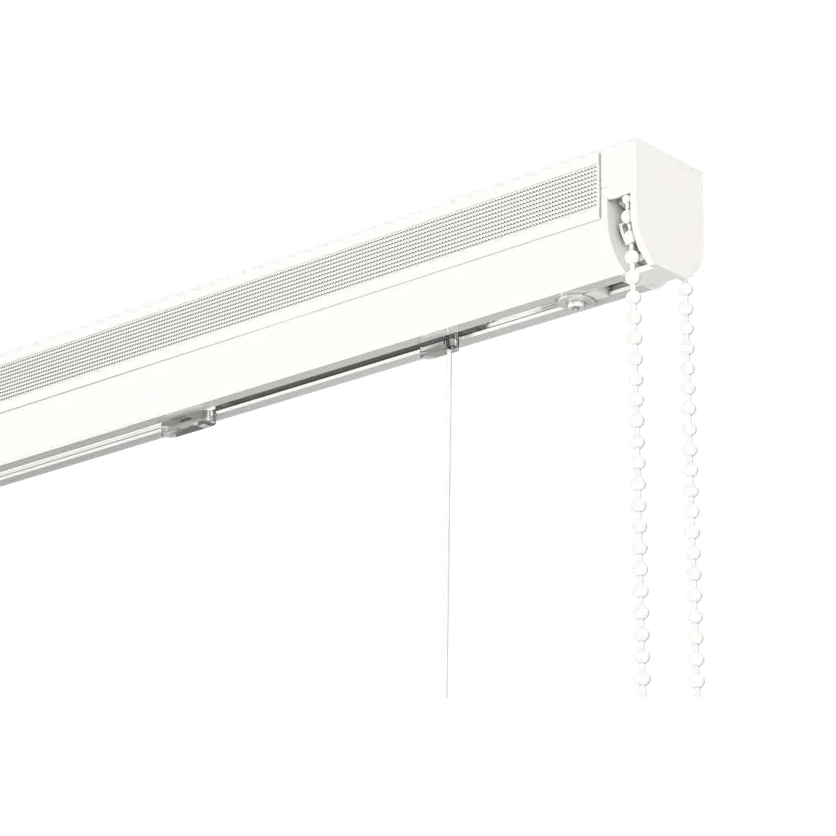 [B34016] Store à cassette - 37x34 mm (mini 42cm) (Blanc, 0m80, plastique blanc)