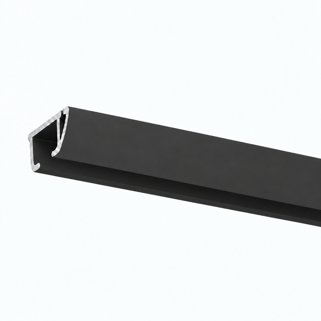 RAIL DS 11x24mm S/M MAX 6m ALU NOIR MAT