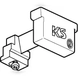 EMBOUT LONG KS BLANC