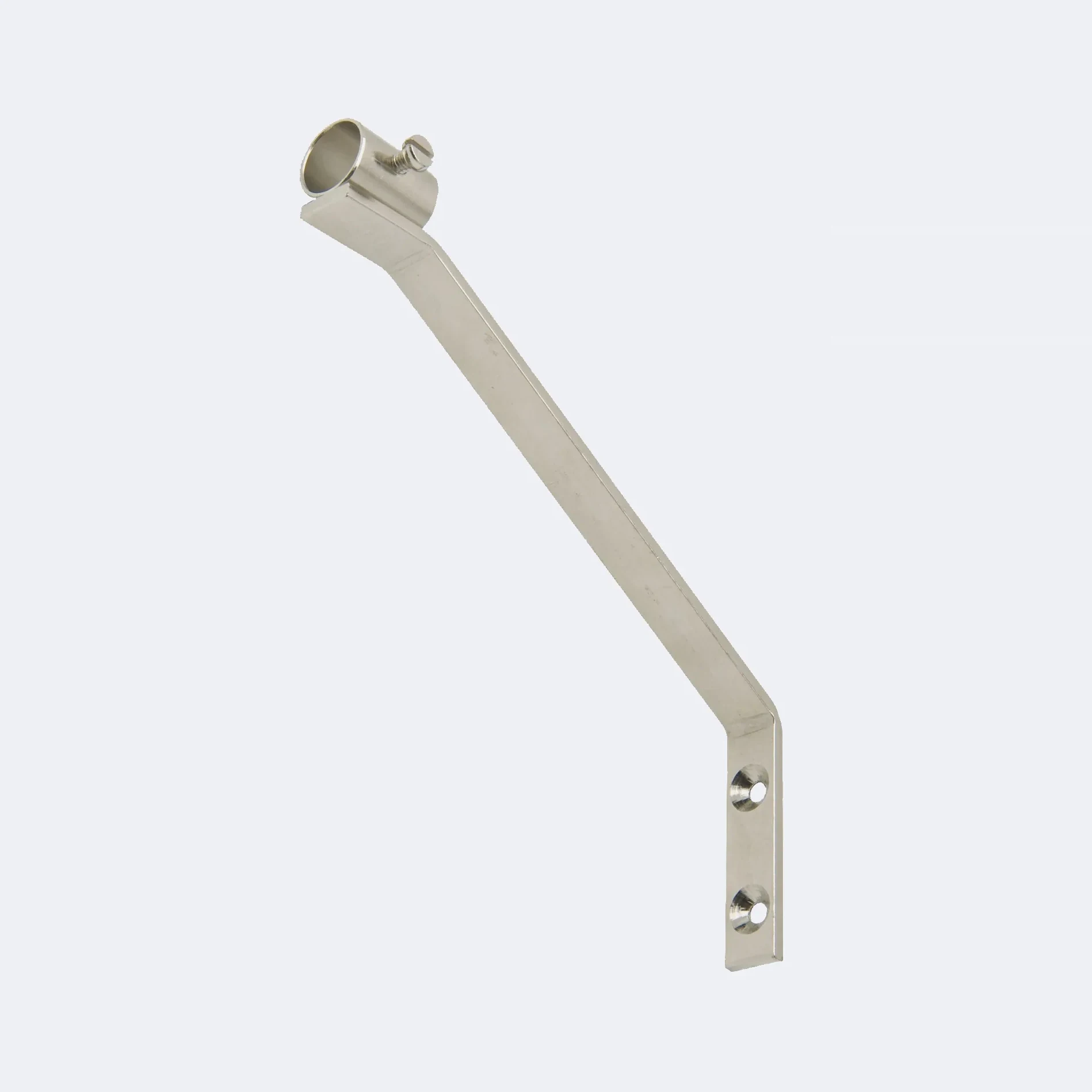 JAMBE DE FORCE 13mm NICKEL MAT.BRILLANT